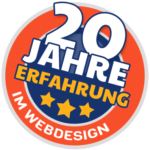 20 Jahre Erfahrung im Webdesign